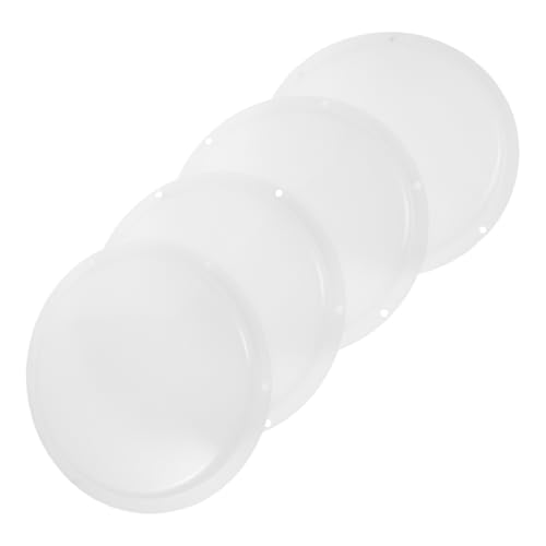 Angoily 4 Stück LED Deckenleuchten Abdeckung Runde Halbrunde Kunststoff Lampenschirme mit Dämmerungsschutz Einfach Montage Für Badezimmer Küche Büro Beleuchtung Angoily 4 Stück LED Deckenleuchten Abdeckung Runde Halbrunde Kunststoff Lampenschirme mit Dämmerungsschutz Einfach Montage Für Badezimmer Küche Büro Beleuchtung von Angoily