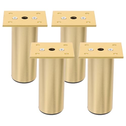 Angoily 4 Stück Möbelbeine Für Schränke Schreibtische Sofas Runde Ersatzfüße Aus Aluminiumlegierung Für DIY Projekte Tische Stühle Möbelzubehör Angoily 4 Stück Möbelbeine Für Schränke Schreibtische Sofas Runde Ersatzfüße Aus Aluminiumlegierung Für DIY Projekte Tische Stühle Möbelzubehör von Angoily