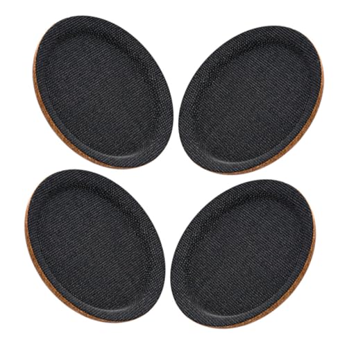 Angoily 4 Stück Möbelgleiter aus Vliesstoff Braun Geräuschdämpfende rutschfeste Bodenschutz Pads für Sofa Bett Schrank und Bürogeräte Verschleißfest und Leicht Gleitend von Angoily