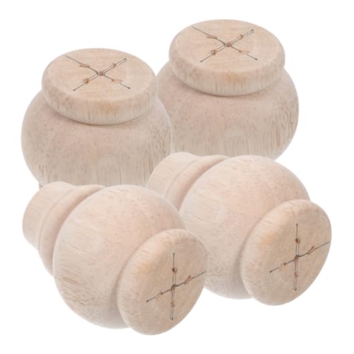 Angoily 4stücke Möbelbeine Aus Massivem Holz Für Sofa Stuhl Und Tisch Unvollendete Möbelfüße -freundlich Stabil Und Langlebig Für Individuelle Farbgestaltungen von Angoily