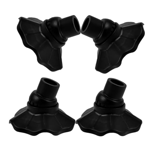 Angoily 4 Stück Outdoor Stuhl Zubehör Tischbeinschutz Stuhlfüße Möbelpolster Tischfüße Ersatz Stuhlbein Bodenschutz Campingstuhl Fußschutz Hocker Nylon Kunststoff von Angoily