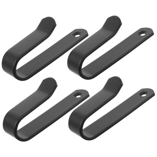 Angoily 4 Stück Robuster Schwarzer Metall Haken Einzeln Tragfähiger Kleiderhaken mit Schrauben Vielseitig für Bad Schlafzimmer Garage Rustikaler Wandhaken zum Aufhängen von Mänteln Angoily 4 Stück Robuster Schwarzer Metall Haken Einzeln Tragfähiger Kleiderhaken mit Schrauben Vielseitig für Bad Schlafzimmer Garage Rustikaler Wandhaken zum Aufhängen von Mänteln von Angoily