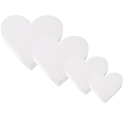 Angoily 4 Stück Schaumstoff Modell Dummies Party Schaumkuchen Geburtstags Schaumkuchen Herzen Topper Geformte Formen Oh Hochzeitsmodelle Kleine Schaumstoff Kuchen DIY von Angoily