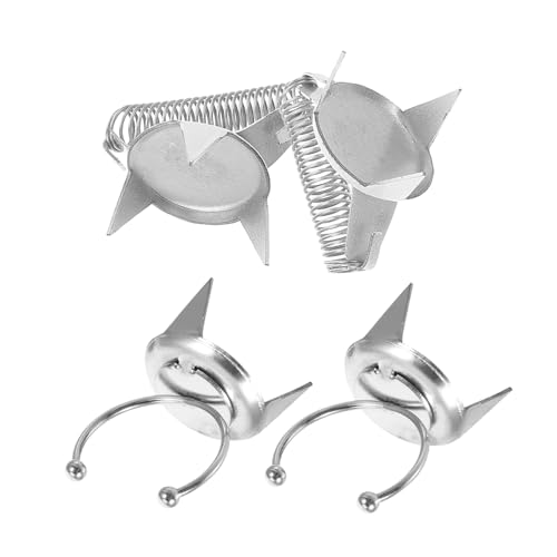 Angoily 4 Stück Schmuckklammern Tauchzangen Glasurklammern Fingerspitzen Tauchglasurklammern Tauchklammern Für Glasur Keramik Töpferapplikator Töpferwaren Tonwerkzeug Angoily 4 Stück Schmuckklammern Tauchzangen Glasurklammern Fingerspitzen Tauchglasurklammern Tauchklammern Für Glasur Keramik Töpferapplikator Töpferwaren Tonwerkzeug von Angoily