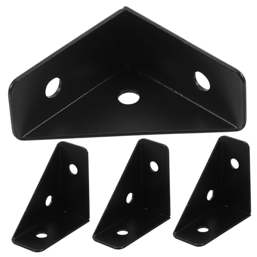 Angoily 4 Stück Schwere Winkelklammer Verstärkte Dreieck eckhalterungen aus Robustem Material Möbel eckverbinder für Bett Regalrahmen Langlebige Stabile Bettrahmenstütze Angoily 4 Stück Schwere Winkelklammer Verstärkte Dreieck eckhalterungen aus Robustem Material Möbel eckverbinder für Bett Regalrahmen Langlebige Stabile Bettrahmenstütze von Angoily