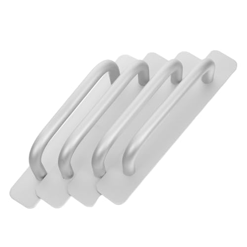 Angoily 4 Stück Selbstklebender Türgriff Aluminiumlegierung ohne Bohren Stabiler Möbelgriff für Schiebetüren Balkontüren und Küchenschränke Modernes Design Einfache Montage Angoily 4 Stück Selbstklebender Türgriff Aluminiumlegierung ohne Bohren Stabiler Möbelgriff für Schiebetüren Balkontüren und Küchenschränke Modernes Design Einfache Montage von Angoily