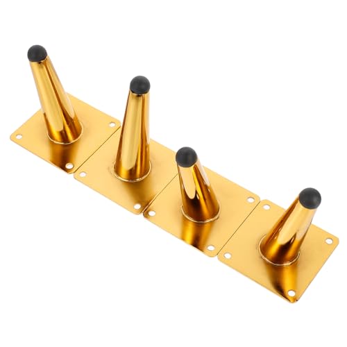 Angoily 4stücke Metall Tischbeine Mit Verstellbaren Füßen Möbelbeine Für Sofa Tv-Schrank Und Couchtisch Goldene Metallbeine Mit Rutschfester Angoily 4stücke Metall Tischbeine Mit Verstellbaren Füßen Möbelbeine Für Sofa Tv-Schrank Und Couchtisch Goldene Metallbeine Mit Rutschfester von Angoily