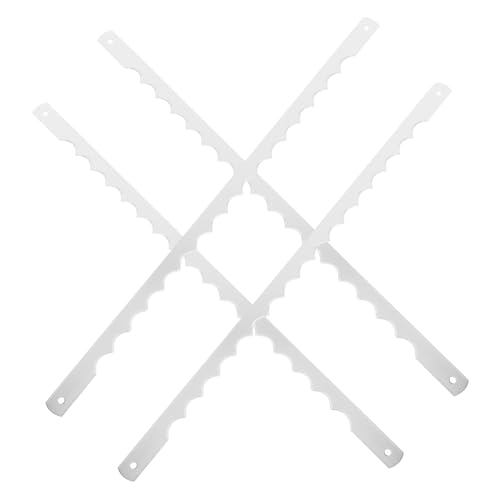 Angoily 4 Stück Teiliges Brotmaschine Ersatzklingen Wellenschliff Edelstahl Brotschneider Zubehör für Sauberes Krümelfreies Schneiden Einfach zu Reinigen Montieren für Kuchen und Brot Angoily 4 Stück Teiliges Brotmaschine Ersatzklingen Wellenschliff Edelstahl Brotschneider Zubehör für Sauberes Krümelfreies Schneiden Einfach zu Reinigen Montieren für Kuchen und Brot von Angoily