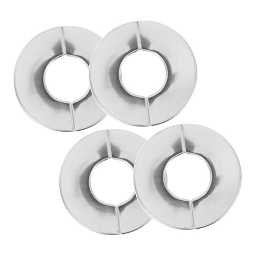Angoily 4 Stück Teiliges Edelstahl Rohrabdeckungsset Rohrwand Abdeckung Split Flansch Wandloch Verkleidung für Wasserrohre Heizkörper Duschrohre Langlebig und Installieren Angoily 4 Stück Teiliges Edelstahl Rohrabdeckungsset Rohrwand Abdeckung Split Flansch Wandloch Verkleidung für Wasserrohre Heizkörper Duschrohre Langlebig und Installieren von Angoily
