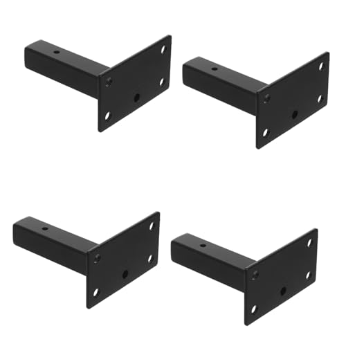 Angoily 4 Stück Teiliges Schwarze Metall-wandhalterungen aus Kaltgewalztem Stahl Schwere Regalträger mit Schrauben Robuste Wandstützen für Schwebende Ablagen für Küche Büro Werkstatt Angoily 4 Stück Teiliges Schwarze Metall-wandhalterungen aus Kaltgewalztem Stahl Schwere Regalträger mit Schrauben Robuste Wandstützen für Schwebende Ablagen für Küche Büro Werkstatt von Angoily
