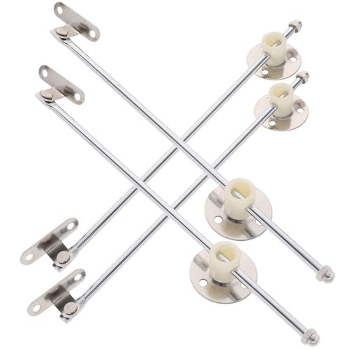 Angoily 4 Stück Teiliges Stützscharnier für Küchenschrank Rundes Basisdesign Verschleißfestes Eisen Stabile Dreieck befestigung für Schranktüren Bücherregale Angoily 4 Stück Teiliges Stützscharnier für Küchenschrank Rundes Basisdesign Verschleißfestes Eisen Stabile Dreieck befestigung für Schranktüren Bücherregale von Angoily