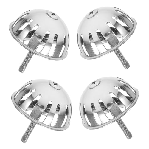 Angoily 4 Stück Urinalstöpsel Für Männer Urinalsiebkappe Trichter Für Urinal Metall Urinalabdeckung Urinalblende Urinal Abflusssieb Männer von Angoily