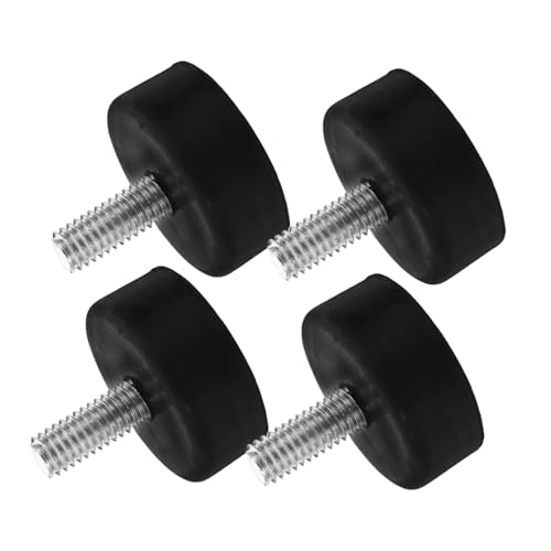 Angoily 4 Stück Verstellbare Gummifüße Möbel Nivellierfüße Schraubbar Robuste Gummi Stoßdämpfer rutschfest Tisch Stuhl Bein Schutzpads für Parkett Fliesenboden Angoily 4 Stück Verstellbare Gummifüße Möbel Nivellierfüße Schraubbar Robuste Gummi Stoßdämpfer rutschfest Tisch Stuhl Bein Schutzpads für Parkett Fliesenboden von Angoily