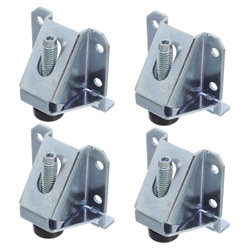 Angoily 4 Stück Verstellbare Möbel füße Schwerlast mit Rutschfesten Pads Höhenverstellbare Tisch Stuhlbeine Seitliche Montage Bodenschutz gegen Kratzer und Wackeln Silberfarbene Angoily 4 Stück Verstellbare Möbel füße Schwerlast mit Rutschfesten Pads Höhenverstellbare Tisch Stuhlbeine Seitliche Montage Bodenschutz gegen Kratzer und Wackeln Silberfarbene von Angoily