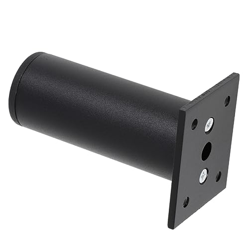 Angoily 4 Stück Verstellbare Möbelbeine Aluminiumlegierung Schwarz Austauschbare Stützfüße für Sofa Tisch und Schrank Robust und Langlebig für DIY Möbel von Angoily