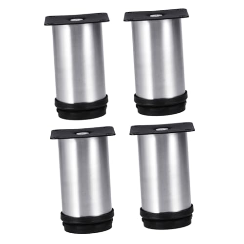 Angoily 4 Stück Verstellbare Möbelbeine aus Edelstahl Robuste Möbelfüße für Sofa Couchtisch Schrank und DIY möbel Hohe Tragkraft Kratzfest Langlebige Ersatzfüße für Innenbereich von Angoily