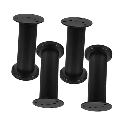 Angoily 4 Stück Verstellbare Möbelbeine aus Robustem Höhenverstellbare Bettrahmenstützen Stabile Bettrahmen Erhöhung Belastbare Tisch und Schrankbeine für Möbelstütze von Angoily