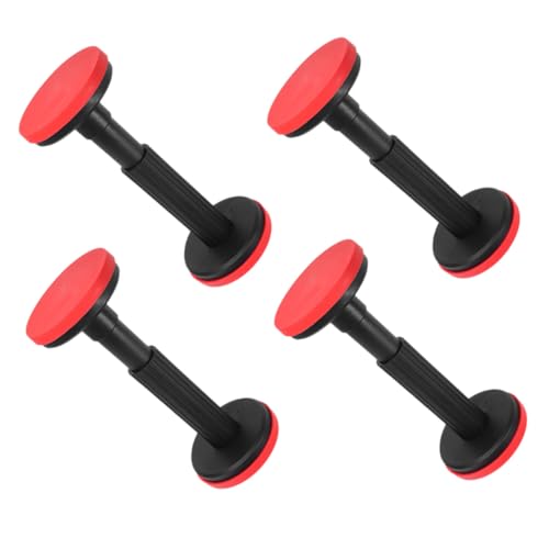 Angoily 4 Stück Verstellbare Teleskop Stützstange Schwerlast Verstellbarer Stützbügel Höhenverstellbar für Möbel Schrank Waschbecken Installation und Stabilisierung von Angoily