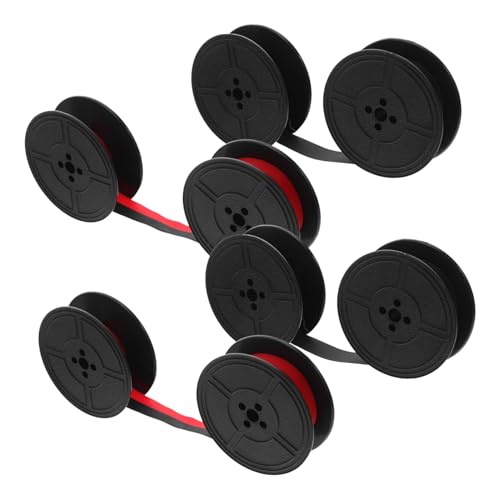 Angoily 4 Stück Vintage Schreibmaschinenband Doppelspule Rot schwarz Schwarz Ersatz für Mechanischen Schreibmaschinen Nylonbeschichtetes Langlebiges Tintenklebeband für Klare Scharfe Angoily 4 Stück Vintage Schreibmaschinenband Doppelspule Rot schwarz Schwarz Ersatz für Mechanischen Schreibmaschinen Nylonbeschichtetes Langlebiges Tintenklebeband für Klare Scharfe von Angoily