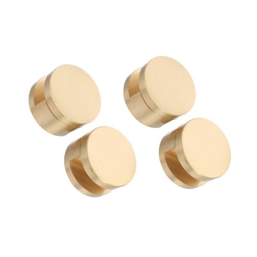 Angoily 4 Stücke Runde Messing Glasklammern Spiegelhalter Wandmontage Clips für Badezimmer Rostfrei Installieren Sicherer Halt für Rahmenlose Spiegel Angoily 4 Stücke Runde Messing Glasklammern Spiegelhalter Wandmontage Clips für Badezimmer Rostfrei Installieren Sicherer Halt für Rahmenlose Spiegel von Angoily