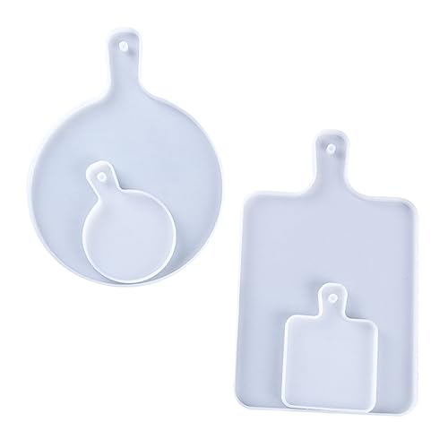Angoily 4 Stücke Silikon Form Für Gießen Tablett Bahn Form Unregelmäßigen Bahn Form Silica Gel Weiß Angoily 4 Stücke Silikon Form Für Gießen Tablett Bahn Form Unregelmäßigen Bahn Form Silica Gel Weiß von Angoily
