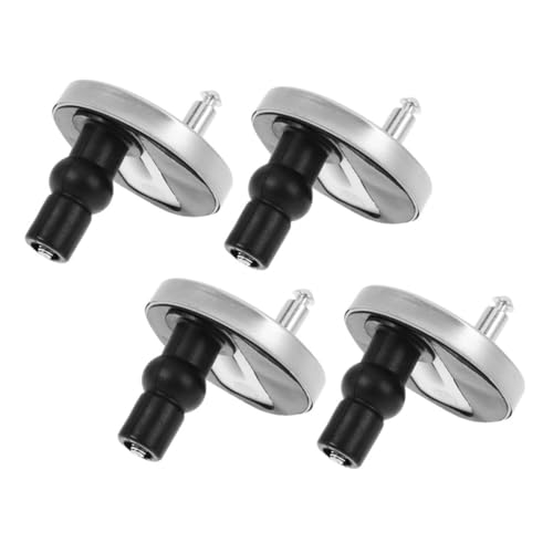 Angoily 4 Toilettensitz Befestigung Schnellverschluss Scharniere Schrauben Ersatzteile für Wc-sitz Kompatibel mit Verschiedenen Modellen Geräuscharm und Stabil von Angoily