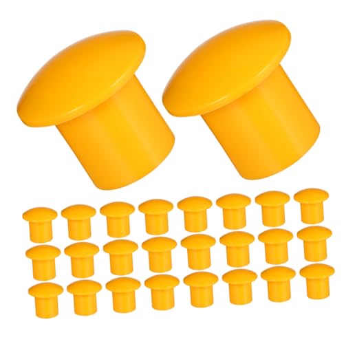 Angoily 40 Stück Gelbe Stahlbewehrung Schutzkappen Pilzform Robuste Kunststoff Schutzabdeckungen Für Bauprojekte Rebar Endschutz Korrosionsschutz Angoily 40 Stück Gelbe Stahlbewehrung Schutzkappen Pilzform Robuste Kunststoff Schutzabdeckungen Für Bauprojekte Rebar Endschutz Korrosionsschutz von Angoily