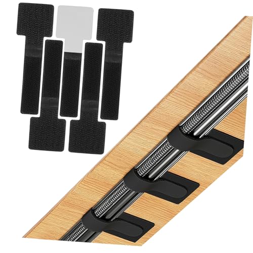 Angoily 40 Stück Teiliges Selbstklebender Kabelbinder aus Nylon Verstellbare Kabelhalter für Schreibtisch Kabelmanagement Wiederverwendbarer Kabelorganizer für Stabile Kabelführung unter von Angoily