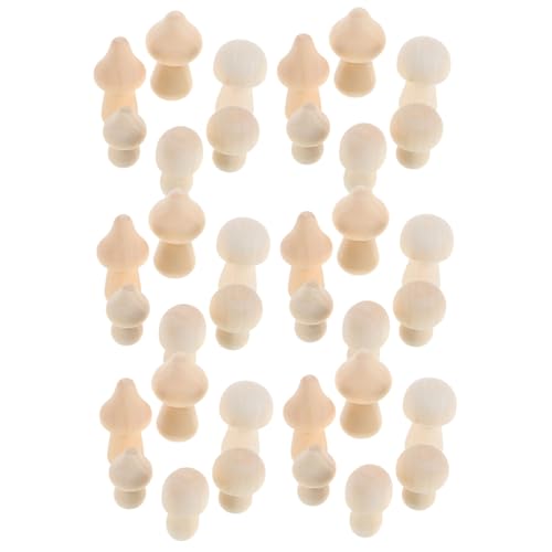 Angoily 42 Stück Teiliges Holzpilz zum Bemalen Naturbelassene Mini Pilzfiguren für Diy Kunstprojekte Kreative Heimdekoration Schreibtisch und Bücherregal Accessoires Angoily 42 Stück Teiliges Holzpilz zum Bemalen Naturbelassene Mini Pilzfiguren für Diy Kunstprojekte Kreative Heimdekoration Schreibtisch und Bücherregal Accessoires von Angoily