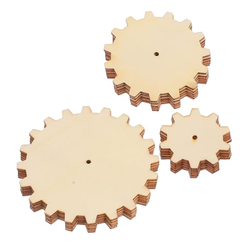 Angoily 45 Stück Holzrohlinge Runde Holzembryo Holzscheiben Mit Löchern Unbehandelte Holzscheiben Mit Loch Zahnräder Basteln Holzzahnradkomponenten Holzhandwerkskreise Angoily 45 Stück Holzrohlinge Runde Holzembryo Holzscheiben Mit Löchern Unbehandelte Holzscheiben Mit Loch Zahnräder Basteln Holzzahnradkomponenten Holzhandwerkskreise von Angoily