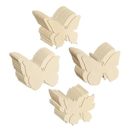 Angoily 48 Stück Holzschmetterlinge Diy Unvollendete Holzschnittmuster für Malen und Basteln Kreative Holzdekorationen für Partys und Zuhause Angoily 48 Stück Holzschmetterlinge Diy Unvollendete Holzschnittmuster für Malen und Basteln Kreative Holzdekorationen für Partys und Zuhause von Angoily