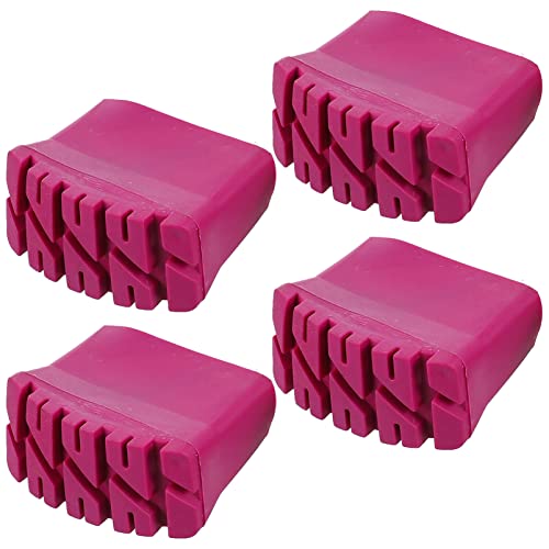 Angoily 4Pcs Leiterfüße Abdeckungen rutschfeste Leiterfüße Mattenleiter Kissen Stufenleiter Sicherheit Stoßstangen Ersatzgummileiter Zubehör von Angoily