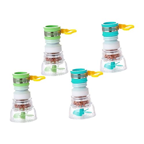 Angoily 4Stücke Wassersparende Teilig Küchenarmatur Sprühkopf Flexibler Wasserhahnaufsatz mit Rotationsdesign Langlebiger Wasserfilter für Waschbecken und Badewanne Angoily 4Stücke Wassersparende Teilig Küchenarmatur Sprühkopf Flexibler Wasserhahnaufsatz mit Rotationsdesign Langlebiger Wasserfilter für Waschbecken und Badewanne von Angoily