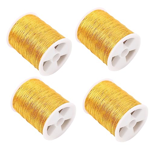Angoily 4rollen Computer-stickgarn Kreuzstichgarn Webgarn Gelb Multifunktions-DIY-garn Für Stickerei-projekte Heimgebrauch Stickfaden Aus Hochwertigem Material Angoily 4rollen Computer-stickgarn Kreuzstichgarn Webgarn Gelb Multifunktions-DIY-garn Für Stickerei-projekte Heimgebrauch Stickfaden Aus Hochwertigem Material von Angoily