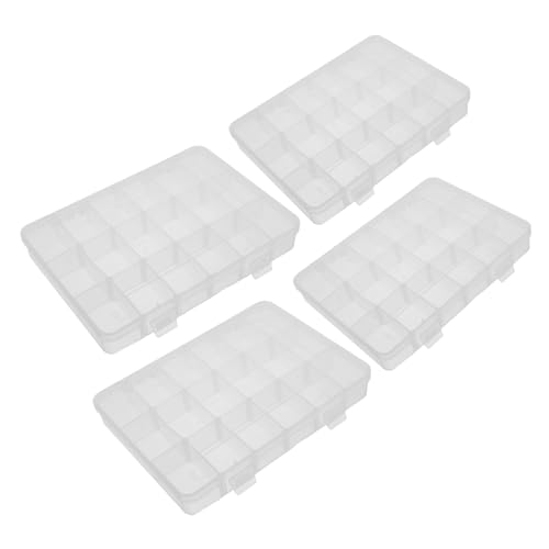 Angoily 4stücke Plastik Organizer Mit Verstellbaren Trennwänden Für Perlen Aufbewahrungsbox Mit Fächern Aufbewahrungsbox Mit Trennwänden Für Schrauben Schmuckwerkzeug-Organizer Angoily 4stücke Plastik Organizer Mit Verstellbaren Trennwänden Für Perlen Aufbewahrungsbox Mit Fächern Aufbewahrungsbox Mit Trennwänden Für Schrauben Schmuckwerkzeug-Organizer von Angoily