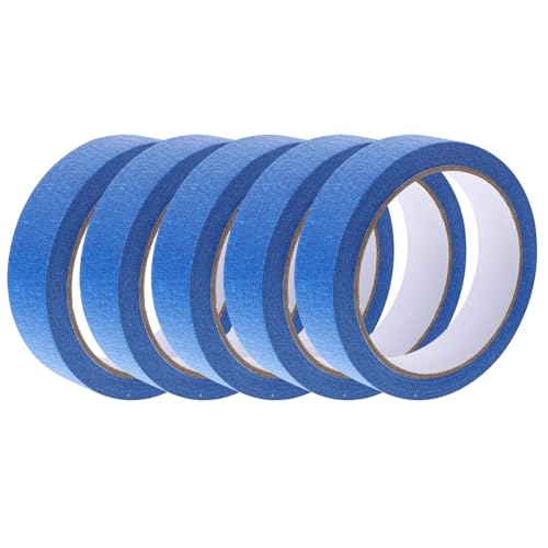 Angoily 5 Rollen Masking Tape Malerkrepp Papier Klebeband Selbstklebend Handlich für Dekoration Malen Sprühen Schutz DIY Basteln Crafting Angoily 5 Rollen Masking Tape Malerkrepp Papier Klebeband Selbstklebend Handlich für Dekoration Malen Sprühen Schutz DIY Basteln Crafting von Angoily