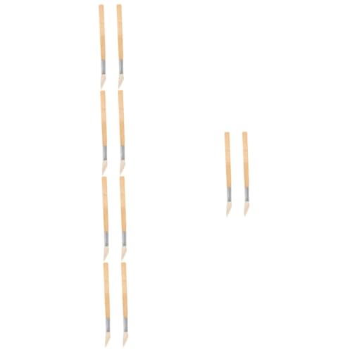 Angoily 5 Sätze Achat Messer Polieren Polierer Tragbare Polieren Schmuck Machen Burnisher Juwelier Werkzeug Polieren Bambus 2 Stück * 5 von Angoily