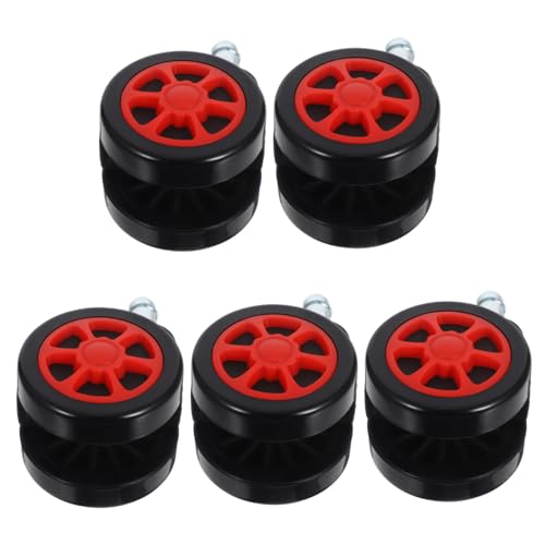 Angoily 5 Stück Bürostuhlrollen Silent Ersatz für Gaming Computer Stuhl Schwerlast Leise Drehbar Schonend für Hartböden Teppichboden Angoily 5 Stück Bürostuhlrollen Silent Ersatz für Gaming Computer Stuhl Schwerlast Leise Drehbar Schonend für Hartböden Teppichboden von Angoily