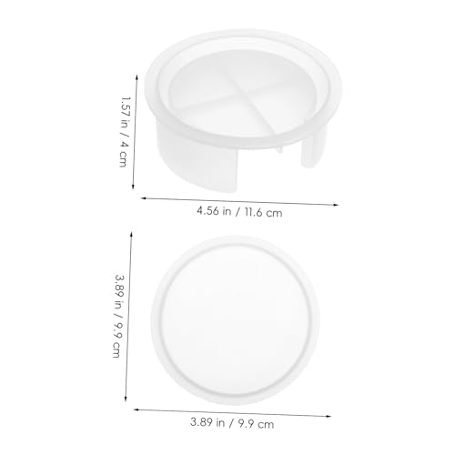 Angoily 5 Stück Silikonformen für Epoxidharz Untersetzer Flexibel Langlebig Einfach zu Entformen für DIY Resin Gießformen Familien Kreativ und Kinderfreundlich Angoily 5 Stück Silikonformen für Epoxidharz Untersetzer Flexibel Langlebig Einfach zu Entformen für DIY Resin Gießformen Familien Kreativ und Kinderfreundlich von Angoily