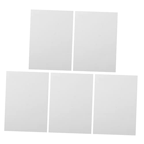 Angoily 5 Stück Sublimationsplakat Aus Metall Leer Sublimations-aluminiumschild Schmucklos Blanko-schildertafel Sublimationswand Poster Zeichen Glänzend Silver Aluminiumlegierung von Angoily