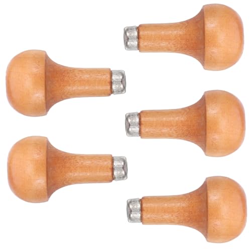 Angoily 5 Stück Teiliges Holzgriff für Feilen und Graviermesser Ergonomischer Pilzform-griff aus Massivem Holz Sicherer Halt für Schnitz- Gravur Metallwerkzeuge Vielseitiges Zubehör für Angoily 5 Stück Teiliges Holzgriff für Feilen und Graviermesser Ergonomischer Pilzform-griff aus Massivem Holz Sicherer Halt für Schnitz- Gravur Metallwerkzeuge Vielseitiges Zubehör für von Angoily