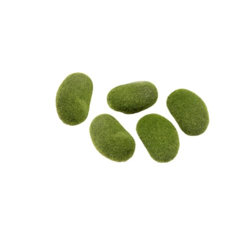 Angoily 5 Stück Teiliges Künstliche Mooskugeln Grüne Moossteine Dekoration für Bonsai Vasen Terrarien Innenbereich Dekor DIY Moosfelsen Nachbildung Angoily 5 Stück Teiliges Künstliche Mooskugeln Grüne Moossteine Dekoration für Bonsai Vasen Terrarien Innenbereich Dekor DIY Moosfelsen Nachbildung von Angoily