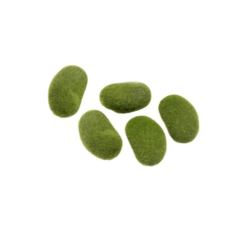 Angoily 5 Stück Teiliges Künstliche Moossteine Naturgetreue Imitation Rocks Dekorative Füller für Blumentöpfe Terrarien Bonsai und DIY Mikro landschaften Lebensechte Grüne Moosbällchen Angoily 5 Stück Teiliges Künstliche Moossteine Naturgetreue Imitation Rocks Dekorative Füller für Blumentöpfe Terrarien Bonsai und DIY Mikro landschaften Lebensechte Grüne Moosbällchen von Angoily