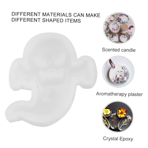 Angoily 5 Stück Teiliges Silikonform für Epoxidharz DIY mit Stern Mond Geist Fee und Hirschgeweih Halloween Motiv und Tragbar für Schmuck Nageldesign und Heimdeko von Angoily