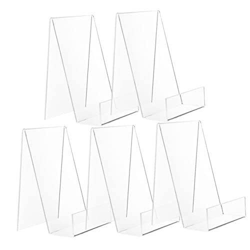 Angoily 5 Stück Teiliges Transparentes Acryl Bücherregal Praktische Buchstützen für Schreibtisch und Buchhandlung für Präsentation von Büchern und Sammlungen Angoily 5 Stück Teiliges Transparentes Acryl Bücherregal Praktische Buchstützen für Schreibtisch und Buchhandlung für Präsentation von Büchern und Sammlungen von Angoily