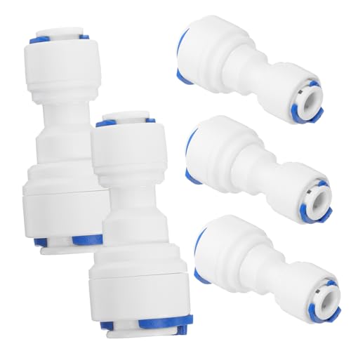 Angoily 5 Stück Teiliges Wasserrohranschluss bis Wasserfilter Adapter für Umkehrosmose Installieren Materialien Kompatibel mit Trinkmaschinen Angoily 5 Stück Teiliges Wasserrohranschluss bis Wasserfilter Adapter für Umkehrosmose Installieren Materialien Kompatibel mit Trinkmaschinen von Angoily