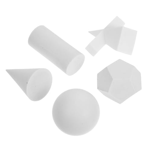 Angoily 5 Stück Teiliges Wiederverwendbarer Geometrischer Modelle aus Simuliertem für Geometrisches Skizzentraining Minimalistisches Design für Dekoration Schule Büro und Zuhause von Angoily