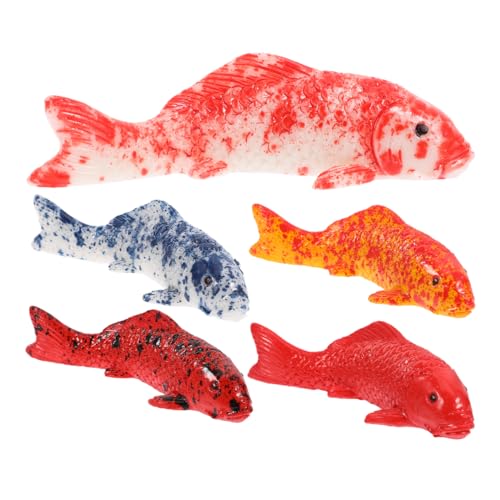 Angoily 5 Stück künstliche Fische für teich schwimmende Fische Aquarium Ornamente Gefälschter Fisch für Aquarium Dekoration Künstliches Fischaquarium Angoily 5 Stück künstliche Fische für teich schwimmende Fische Aquarium Ornamente Gefälschter Fisch für Aquarium Dekoration Künstliches Fischaquarium von Angoily