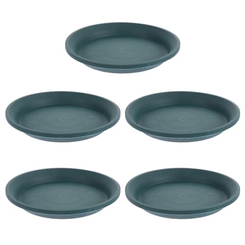 Angoily 5 Stücke Blumentopf Untersetzer Pflanzenuntersetzer Pflanztopf Unterteller Pflanzkübel Untersetzer Pflanzen Untertopf Untertasse für Innen Außen Wohnzimmer Gartendeko 12cm von Angoily