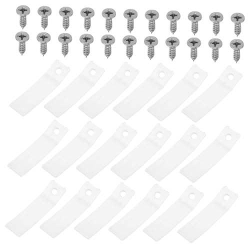 Angoily 50 Sätze Schublade Anti-schlupf-Blatt Kommoden-schubladenstopper Kommodenspuren Für Schubladen Möbelhardware Schubladengleiter Seitliche Montage Kommodenteile Plastik Transparent von Angoily